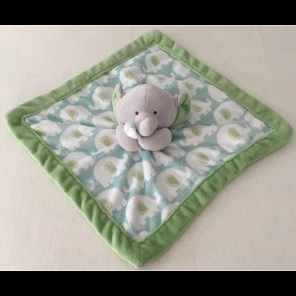 Elephant Security Blanket lovey